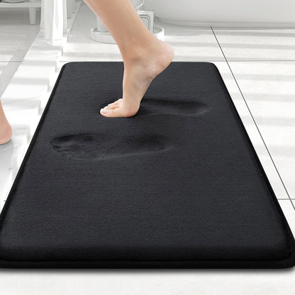 Smiry Memory Foam Bath Mat 30x20, Extra Soft and Absorbent Bathroom Rugs