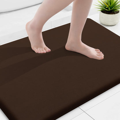 Smiry Memory Foam Bath Mat 30x20, Extra Soft and Absorbent Bathroom Rugs