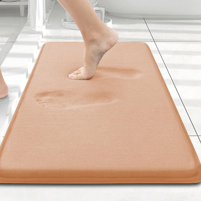 Smiry Memory Foam Bath Mat 30x20, Extra Soft and Absorbent Bathroom Rugs