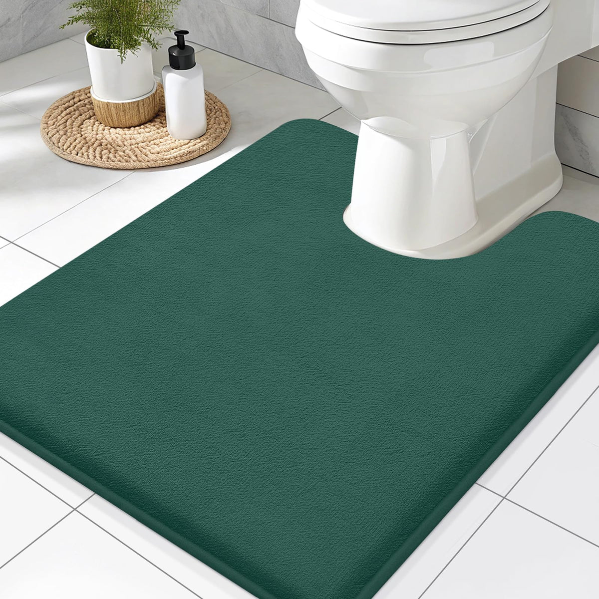 Smiry Memory Foam Bath Mat 30x20, Extra Soft and Absorbent Bathroom Rugs