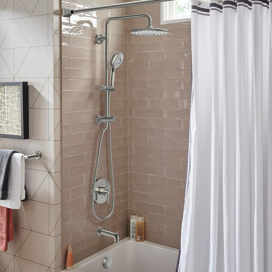 American Standard 24" Spectra Versa Shower System, Rain Head,Brushed Nickel