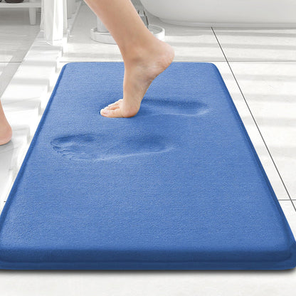 Smiry Memory Foam Bath Mat 30x20, Extra Soft and Absorbent Bathroom Rugs