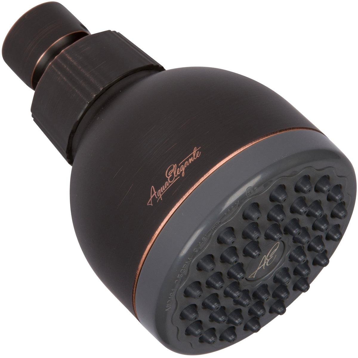 Aqua Elegante High Pressure Shower Head - 2.5 GPM - Polished Chrome