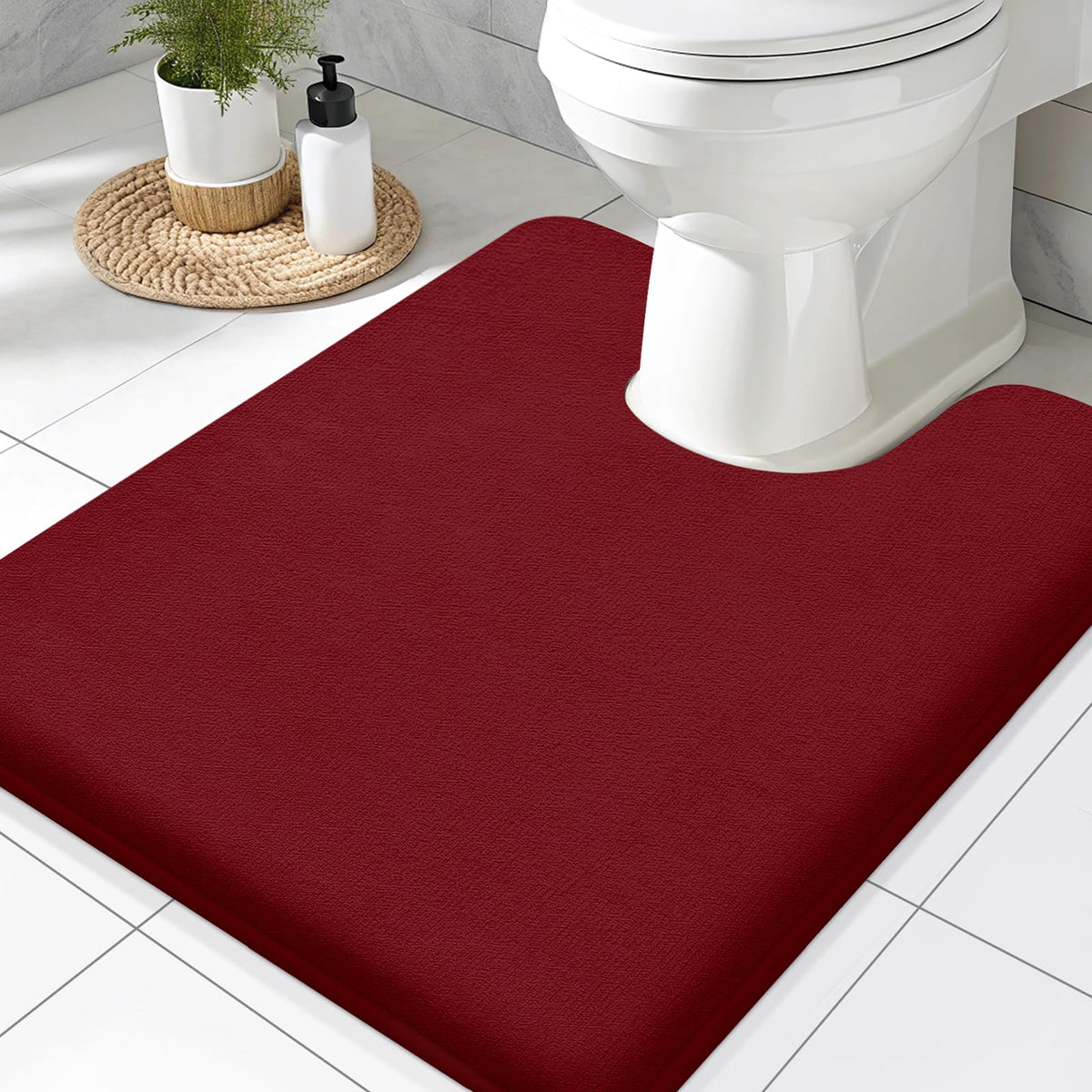 Smiry Memory Foam Bath Mat 30x20, Extra Soft and Absorbent Bathroom Rugs