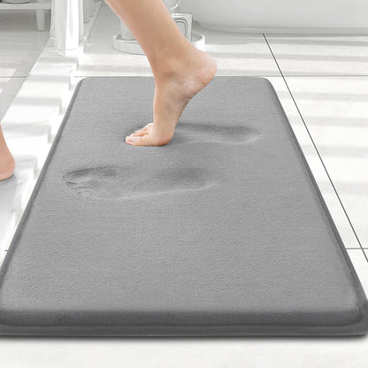 Smiry Memory Foam Bath Mat 30x20, Extra Soft and Absorbent Bathroom Rugs