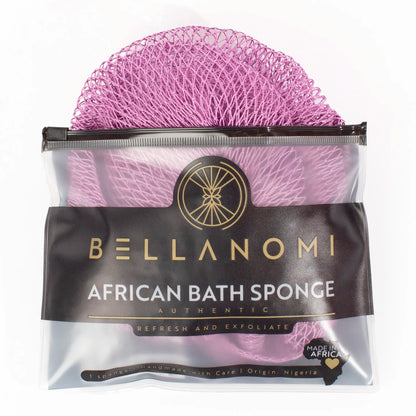 African Exfoliating Net Sponge, Authentic Ethically Sourced from Nigeria Body Scrubber