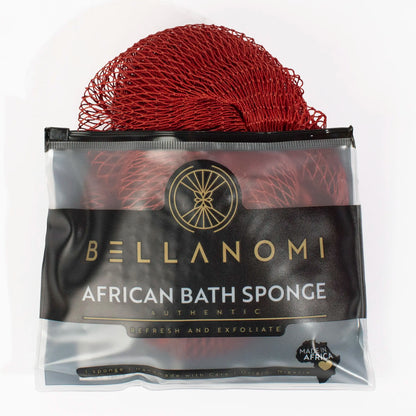 African Exfoliating Net Sponge, Authentic Ethically Sourced from Nigeria Body Scrubber