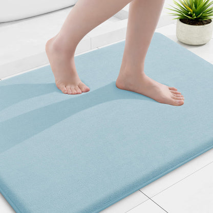 Smiry Memory Foam Bath Mat 30x20, Extra Soft and Absorbent Bathroom Rugs
