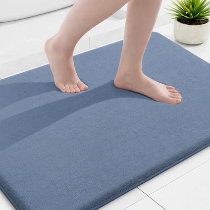 Smiry Memory Foam Bath Mat 30x20, Extra Soft and Absorbent Bathroom Rugs