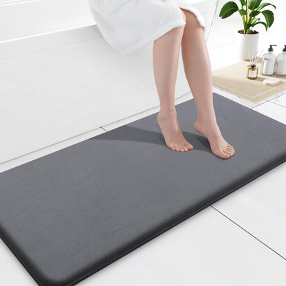 Smiry Memory Foam Bath Mat 30x20, Extra Soft and Absorbent Bathroom Rugs