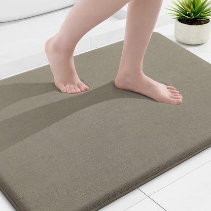 Smiry Memory Foam Bath Mat 30x20, Extra Soft and Absorbent Bathroom Rugs