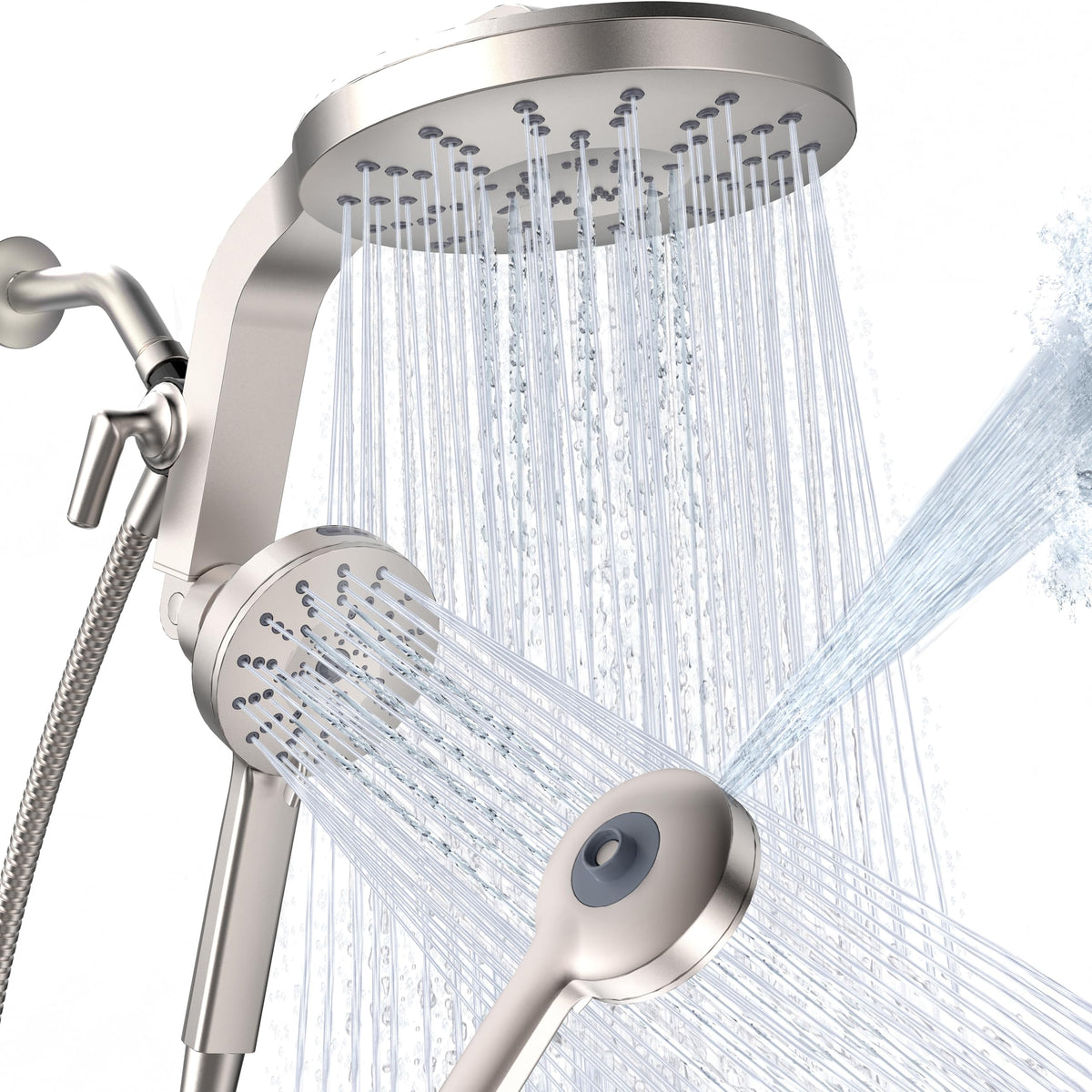 Rain Shower Head with Handheld Spray Combo, 2026 Magnetic Shower Head
