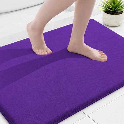 Smiry Memory Foam Bath Mat 30x20, Extra Soft and Absorbent Bathroom Rugs
