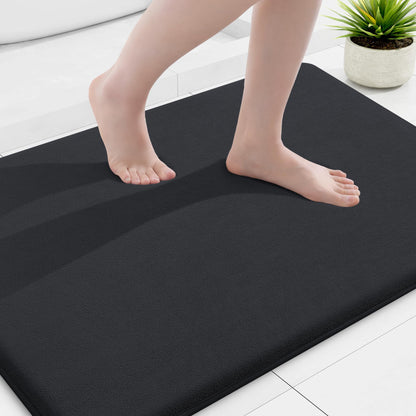 Smiry Memory Foam Bath Mat 30x20, Extra Soft and Absorbent Bathroom Rugs