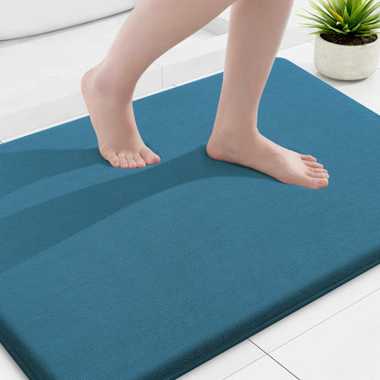 Smiry Memory Foam Bath Mat 30x20, Extra Soft and Absorbent Bathroom Rugs