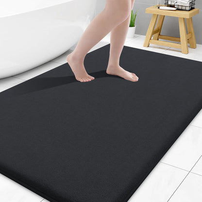 Smiry Memory Foam Bath Mat 30x20, Extra Soft and Absorbent Bathroom Rugs