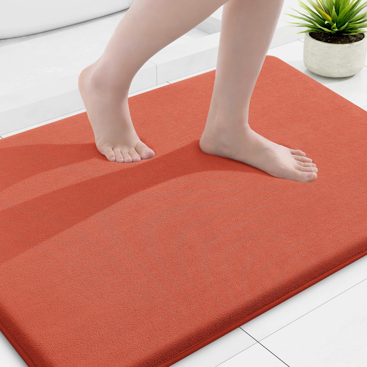 Smiry Memory Foam Bath Mat 30x20, Extra Soft and Absorbent Bathroom Rugs