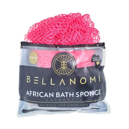 African Exfoliating Net Sponge, Authentic Ethically Sourced from Nigeria Body Scrubber