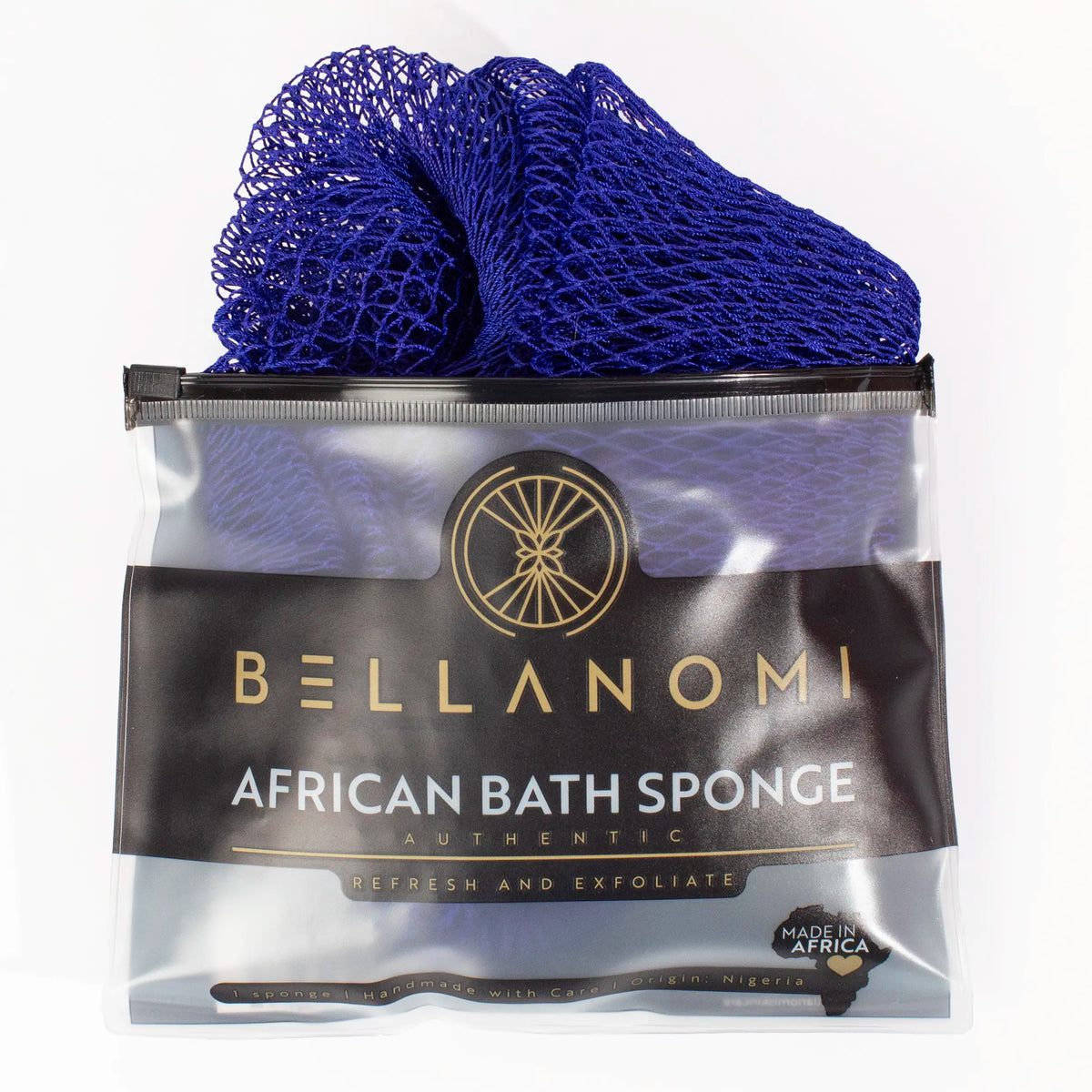 African Exfoliating Net Sponge, Authentic Ethically Sourced from Nigeria Body Scrubber