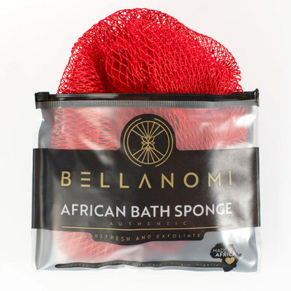 African Exfoliating Net Sponge, Authentic Ethically Sourced from Nigeria Body Scrubber