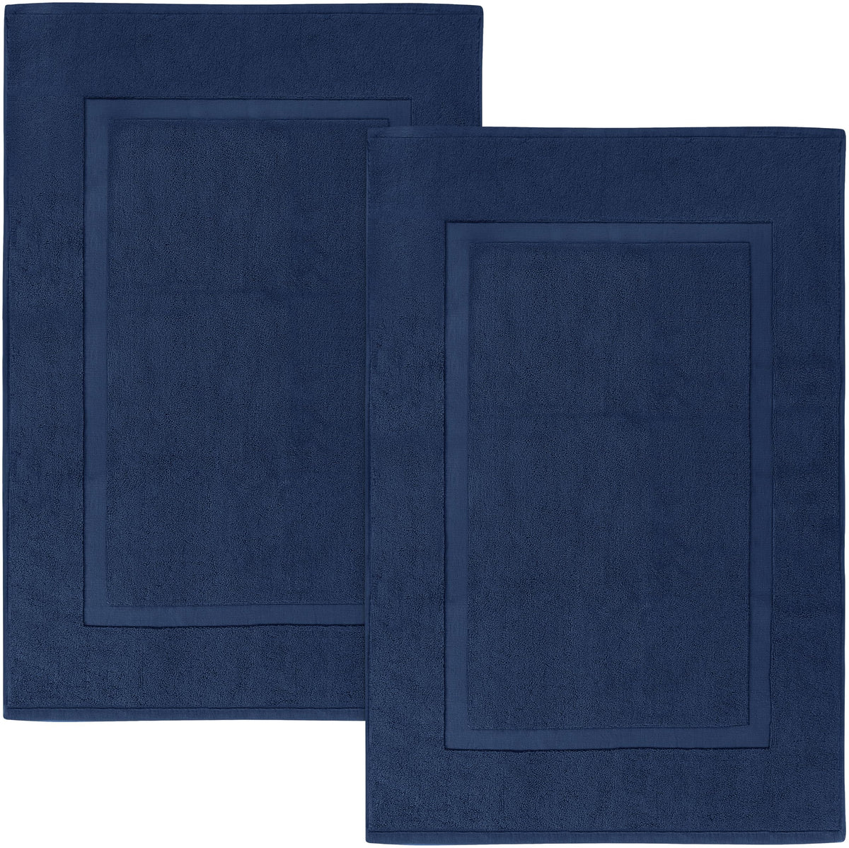 Utopia Towels Cotton Bath Mat, 21x34 in, 2 Pack, Grey