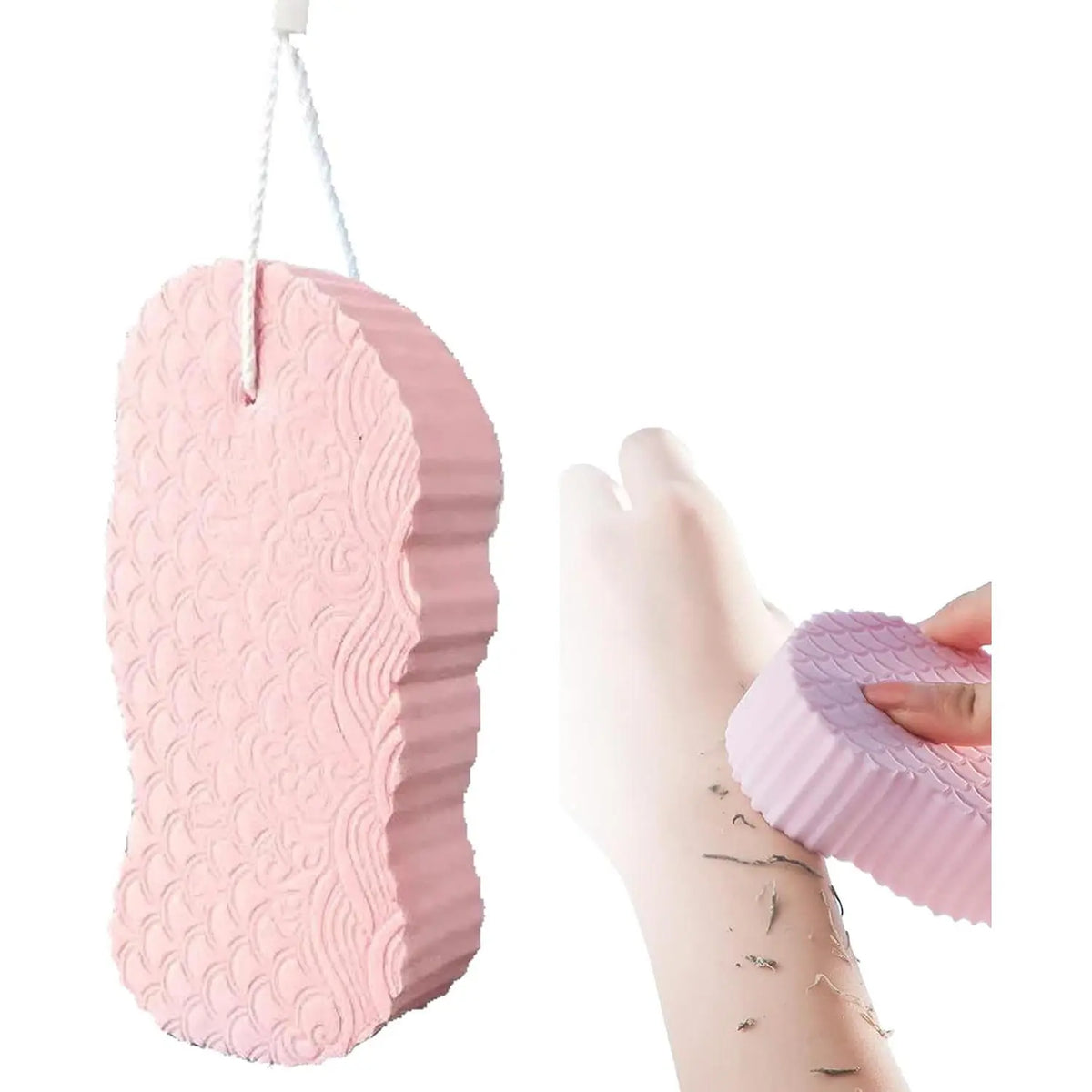 1PCS Super Soft Exfoliating Bath Sponge – 3D Shower Scrubber for Body & Back, Gentle Cleansing Tool for Adults, Ideal for Daily Personal Body Care, Rich Foaming, Quick-Drying, Soft Texture, Perfect Bath Accessory for Smooth & Healthy Skin