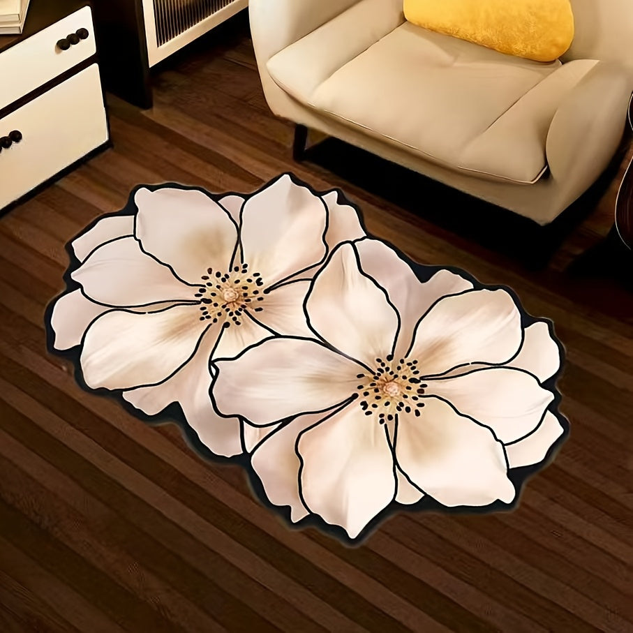 Diatom Mud Mat, Absorbent And Quick Drying, Safe And Non Slip, Home Mat, Mat For Bathrooms, Kitchens, Living Rooms, And The Whole House, Floor Mat, Table Mat, Mouse Pads, Draining Mat, Stylish Design, Gift, Home Decor, Protect Floor, Flowe Shaped