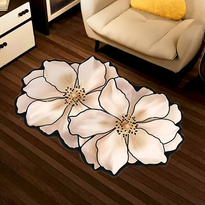 Diatom Mud Mat, Absorbent And Quick Drying, Safe And Non Slip, Home Mat, Mat For Bathrooms, Kitchens, Living Rooms, And The Whole House, Floor Mat, Table Mat, Mouse Pads, Draining Mat, Stylish Design, Gift, Home Decor, Protect Floor, Flowe Shaped