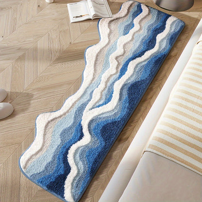 1pc Bathroom Rug Mat, Extra Soft Absorbent Premium Bath Rug, 19.7×31.5In, 19.7×47.2In, 27.6×63In, Non-Slip Comfortable Bath Mat for Bathroom Floor, Sink, Bathtub, Shower Room, Christmas Decoration And Christmas Gift