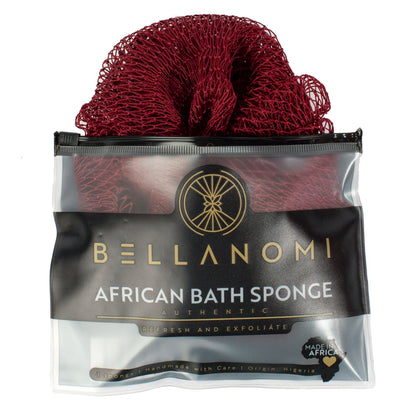 African Exfoliating Net Sponge, Authentic Ethically Sourced from Nigeria Body Scrubber
